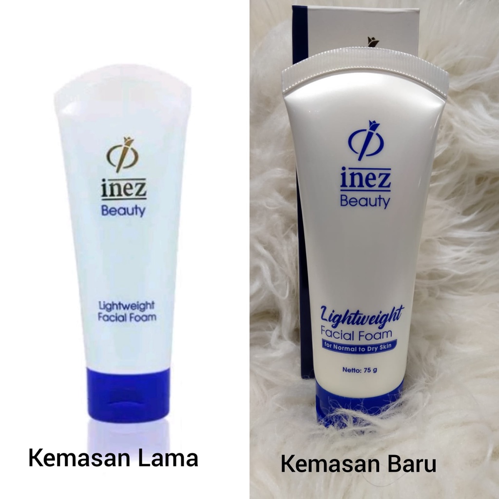 INEZ LIGHTWEIGHT FACIAL FOAM ( SABUN WAJAH UNTUK KULIT KERING)