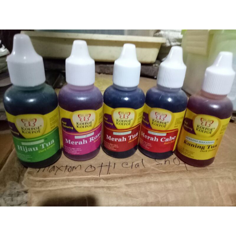 

Pewarna Makanan / Food Colouring Koepoe Koepoe 30ml