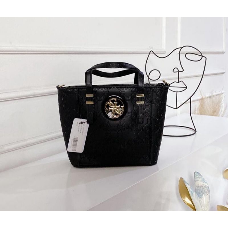 tas/Tote Guess small HITAM HOT ITEMORIMURAH