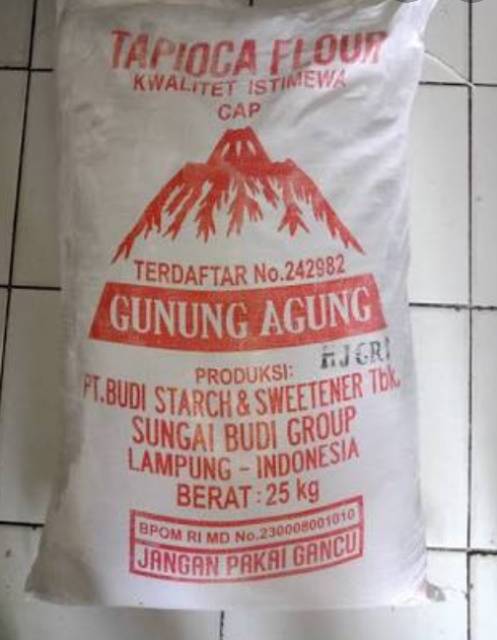 TEPUNG SAGU GUNUNG. TEPUNG TAPIOCA  KARUNGAN. SEPACK 1 KG