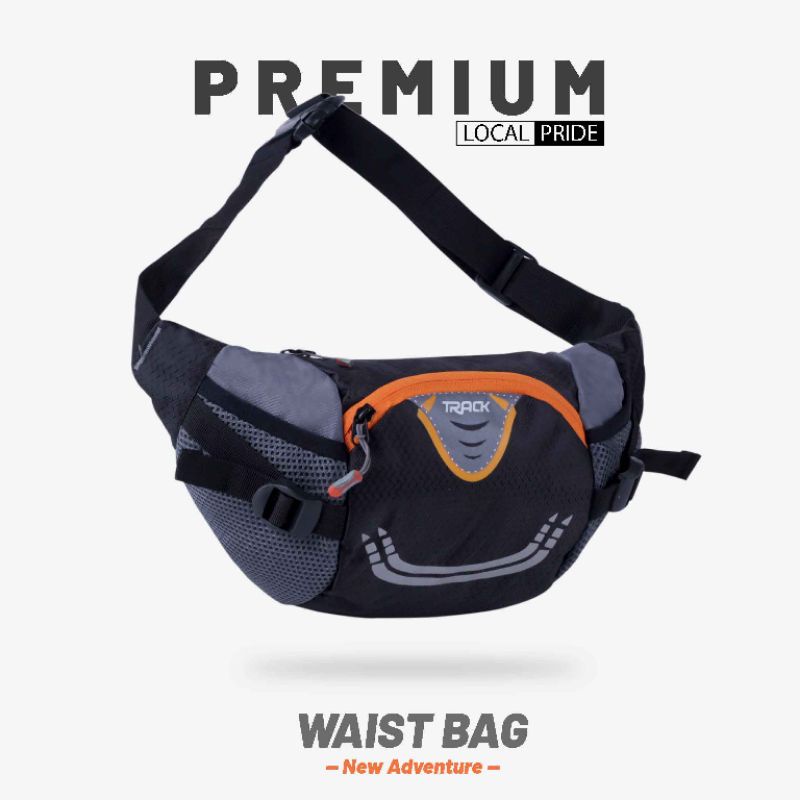 Tas Selempang Pria Adventure Unisex Waterproof | Slempang Track Distro Terbaru Premium