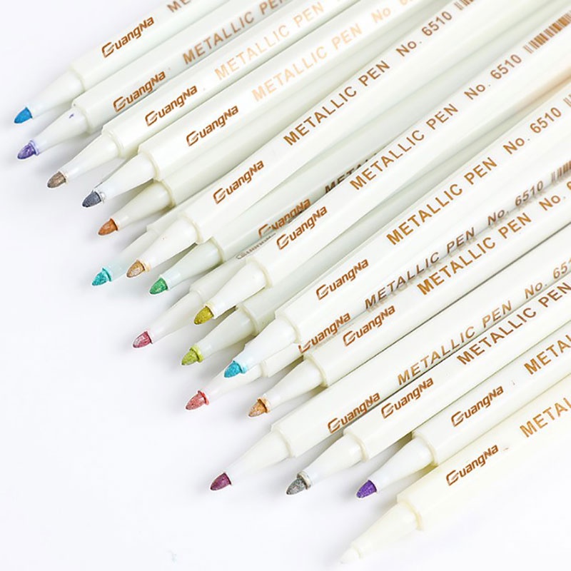 (LUCKID) Spidol Akrilik Premium 20 Warna Untuk Menulis