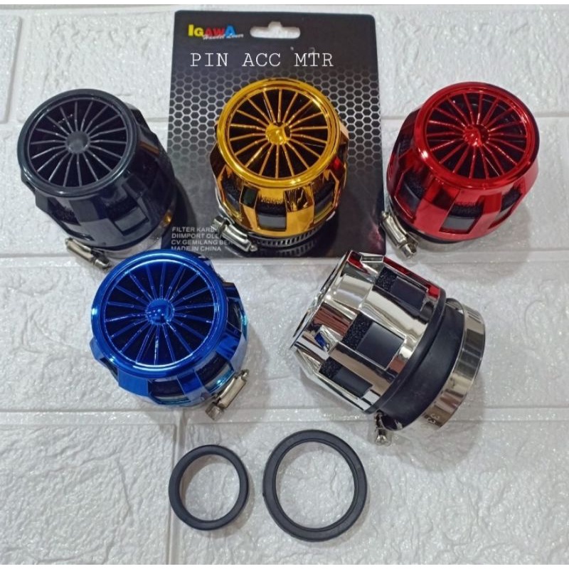 model TURBIN PESAWAT ] FILTER KARBU Racing VARIASI filter karbu  asl  power jet PE dan PWK/PE