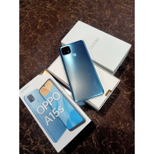 oppo a15s 4/64 fullset seken