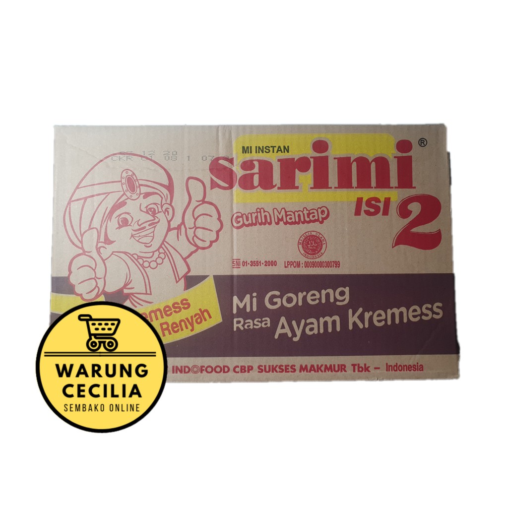 

Sarimi Isi 2 Mie Goreng Ayam Kremes 1 Dus 24 Pcs - MIE INSTAN