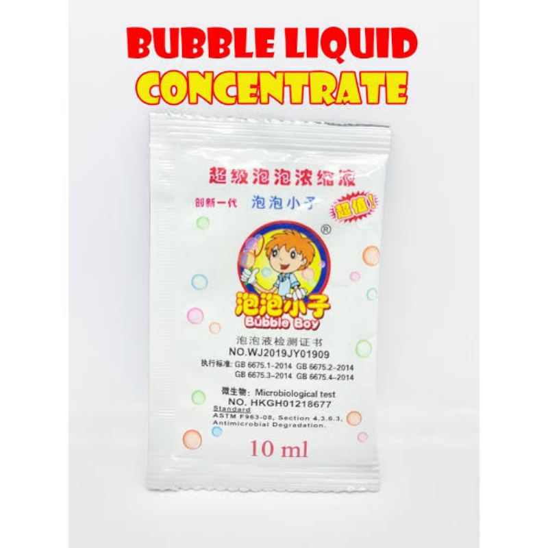 Water Bubble Consentrate 10ml/Refill Bubble Camera/Isi Ulang Cairan Bubble/Bubble Camera Murah
