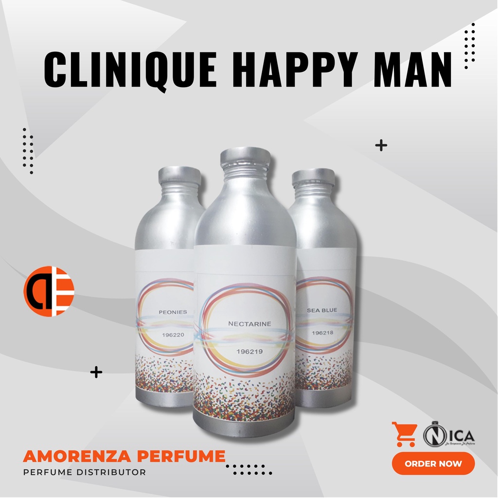 Bibit Parfum Murni CLINIQUE HAPPY MAN - CLINICA Nica Fragrance 250ml Segel Pabrik