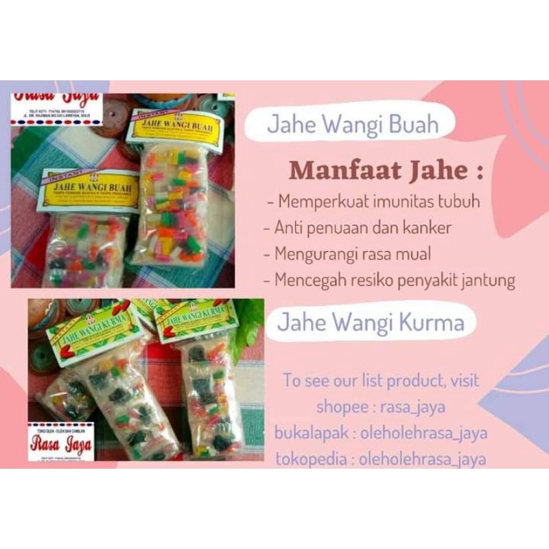 

WEDANG JAHE BUAH & KURMA ISI 5