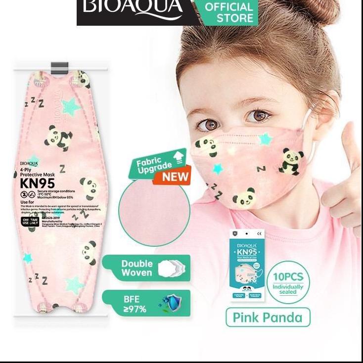 [Be.st] [KML-333] BIOAQUA Disposable Anak Mask EVO Masker wajah Kids 4ply 10pcsIW11 [⭐makassi]