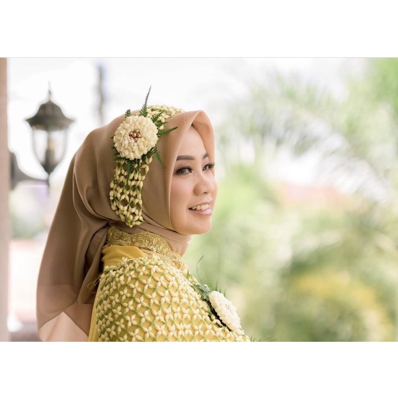 BANDO atau BANDANA MELATI ASLI // RONCE MELATI ASLI HIASAN KEPALA