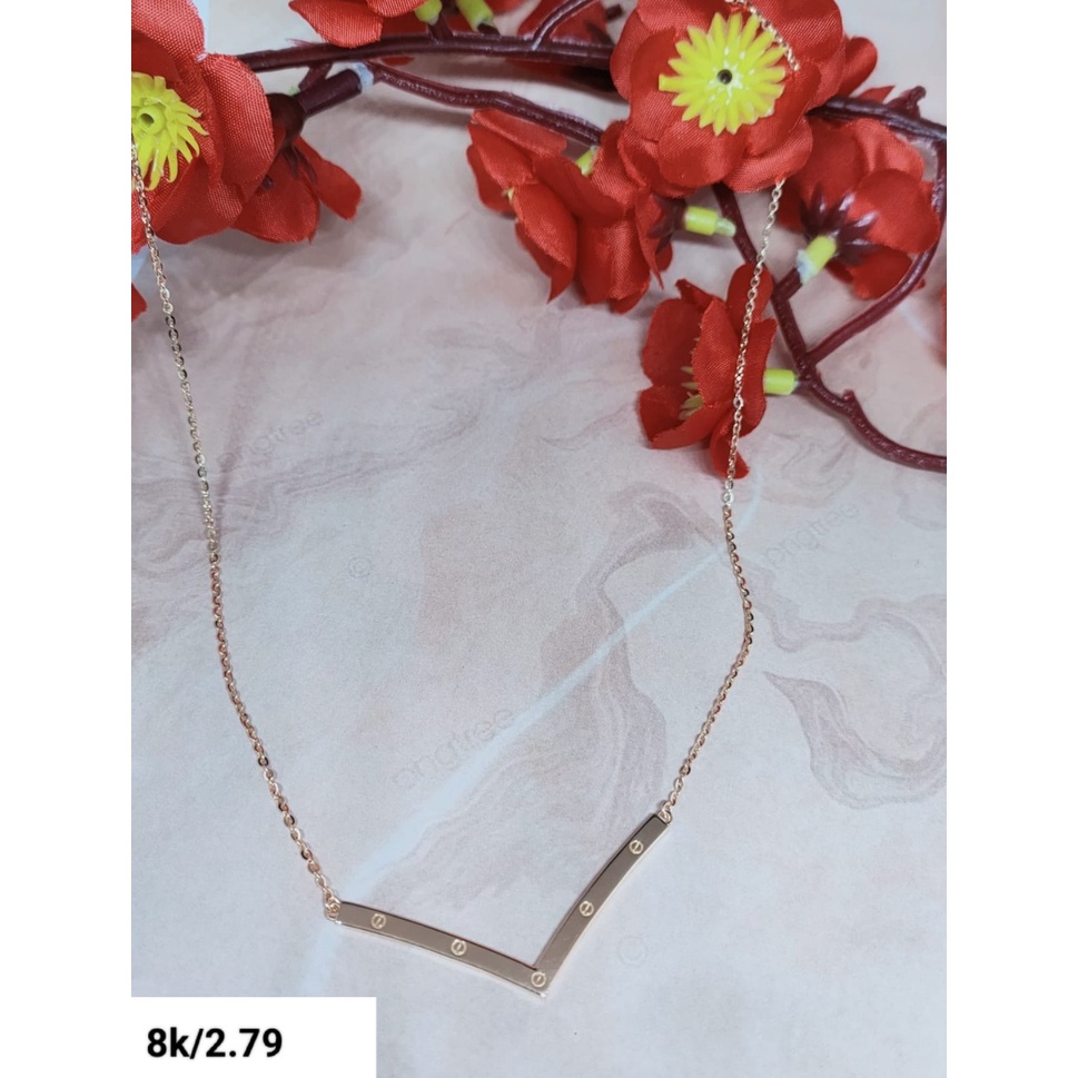 Kalung aurel kadar 375/karat fashion terbaru