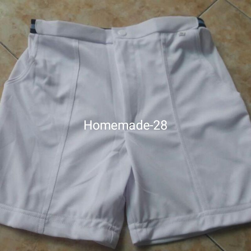 Celana Tes TNI-POLRI /Celana Rikkes / Celana Tenis Putih Polos
