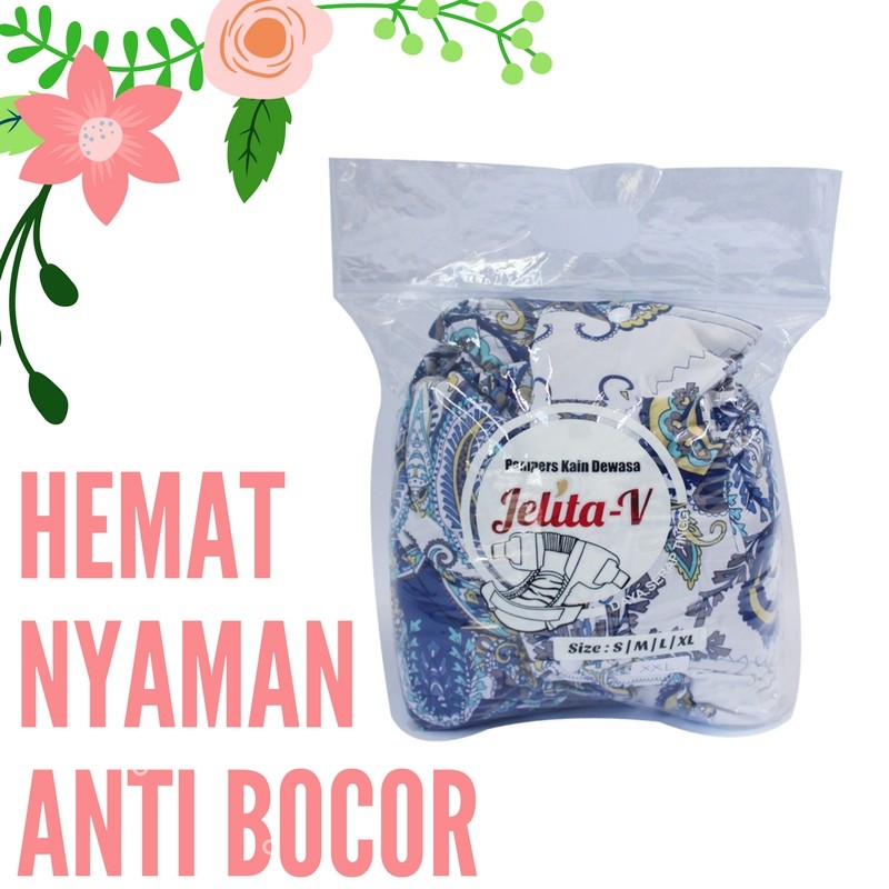 Clodi Pampers Kain Dewasa Lansia Jelita-V