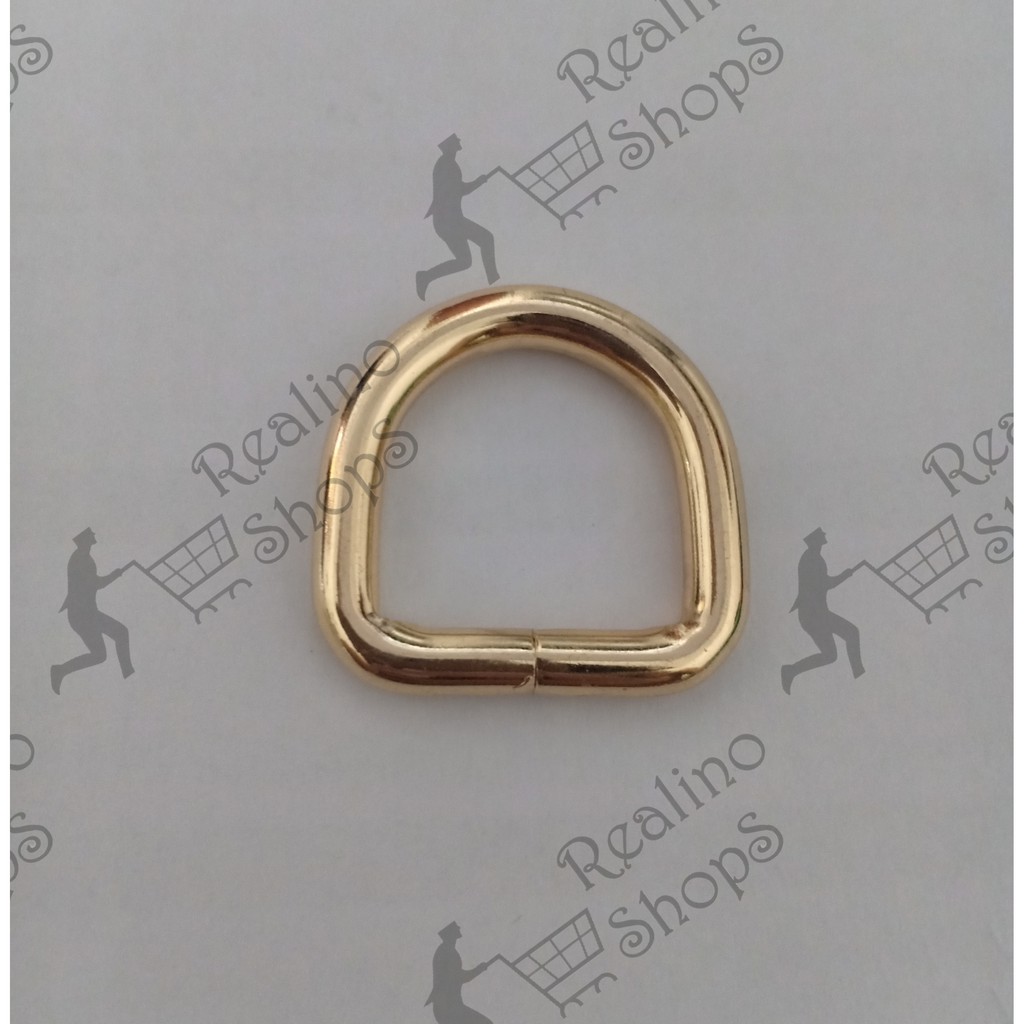 RING D TINGGI - 2CM EMAS MUDA (KUALITAS TEBAL)