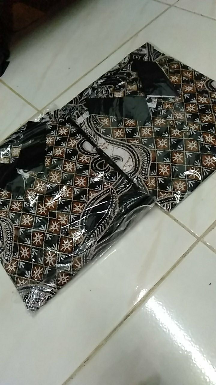Baju Batik Pria Gus Azmi Syubbanul Muslimin Batik Katun Halus Hadroh Azzahir Santri Muslim, Moderen