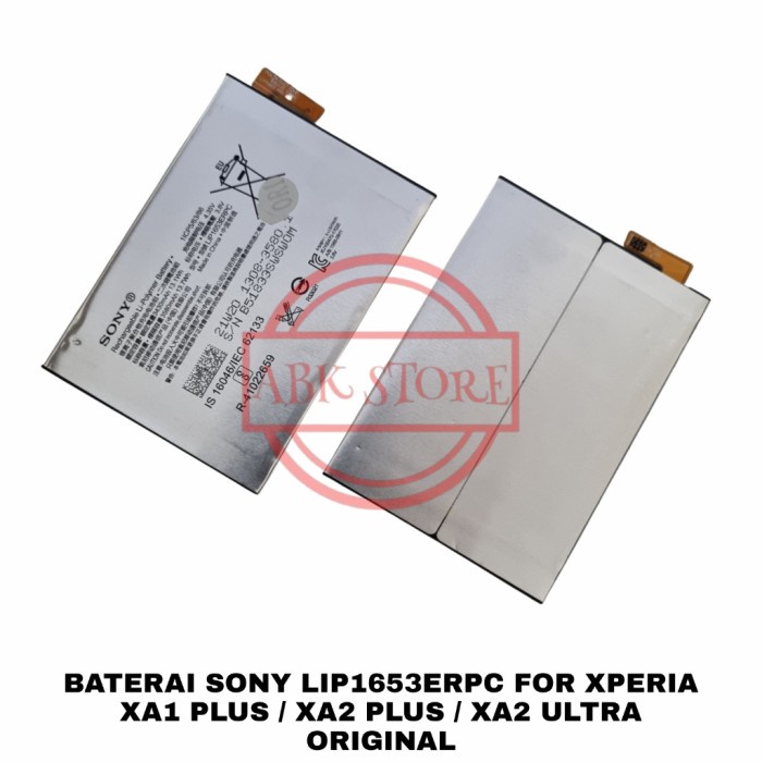 BATERAI BATTERY SONY XPERIA XA1 PLUS / XA2 PLUS /XA2 ULTRA LIP1653ERPC