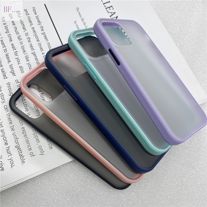 Hard Case Bahan Akrilik Frosted Anti Sidik Jari Untuk IPhone 14 Pro Max 14max 11 12