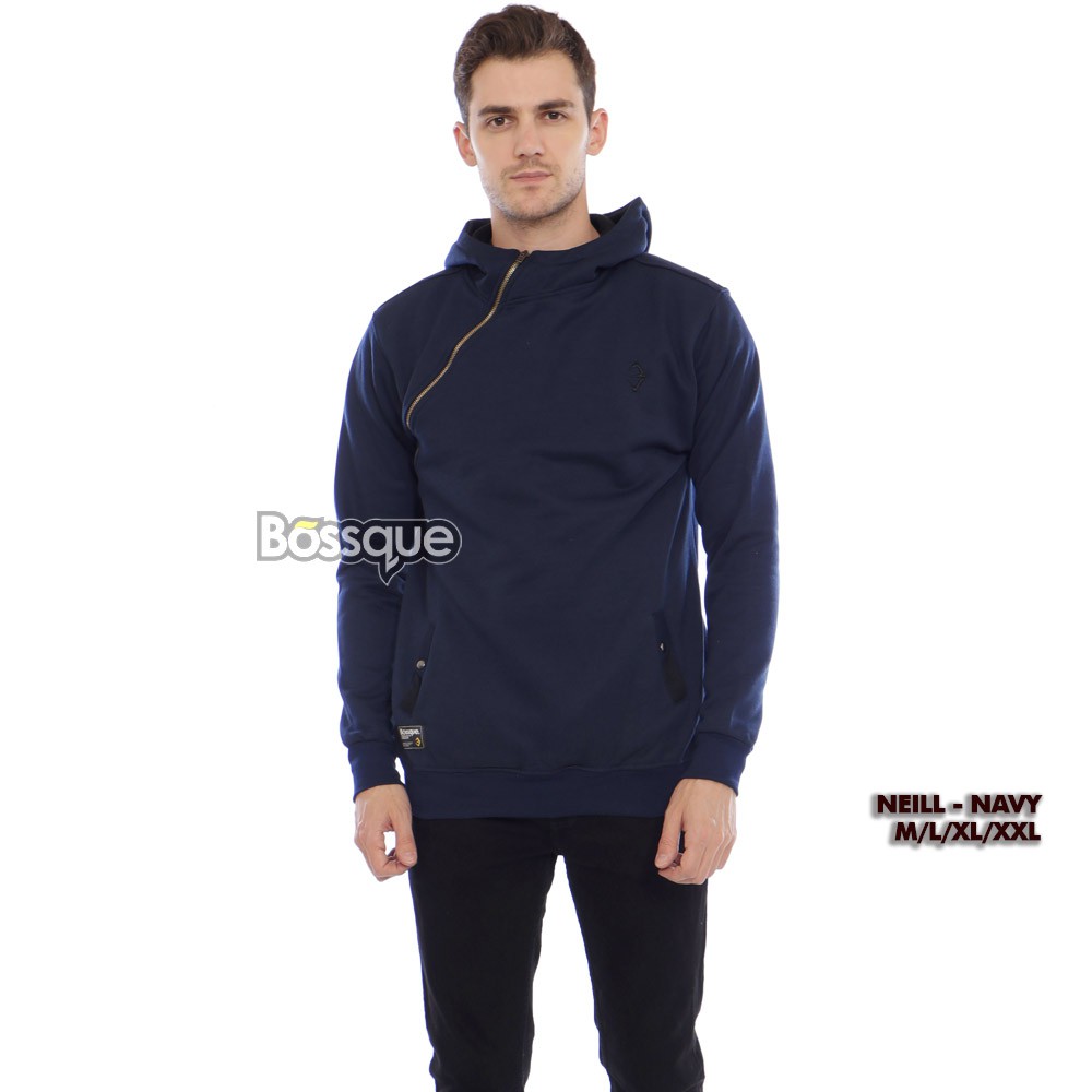 Bossque - Neill Hoodie Original Jumper Sweater Pria Pullover Hoodie Pria Sweater Cowok Breakside