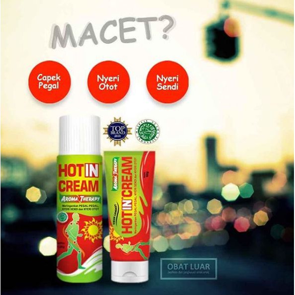 ORIGINAL Hotin Cream Botol 120ml &amp; 60ml BPOM / Hot in Krim Pegal Nyeri Otot / LEDI MART