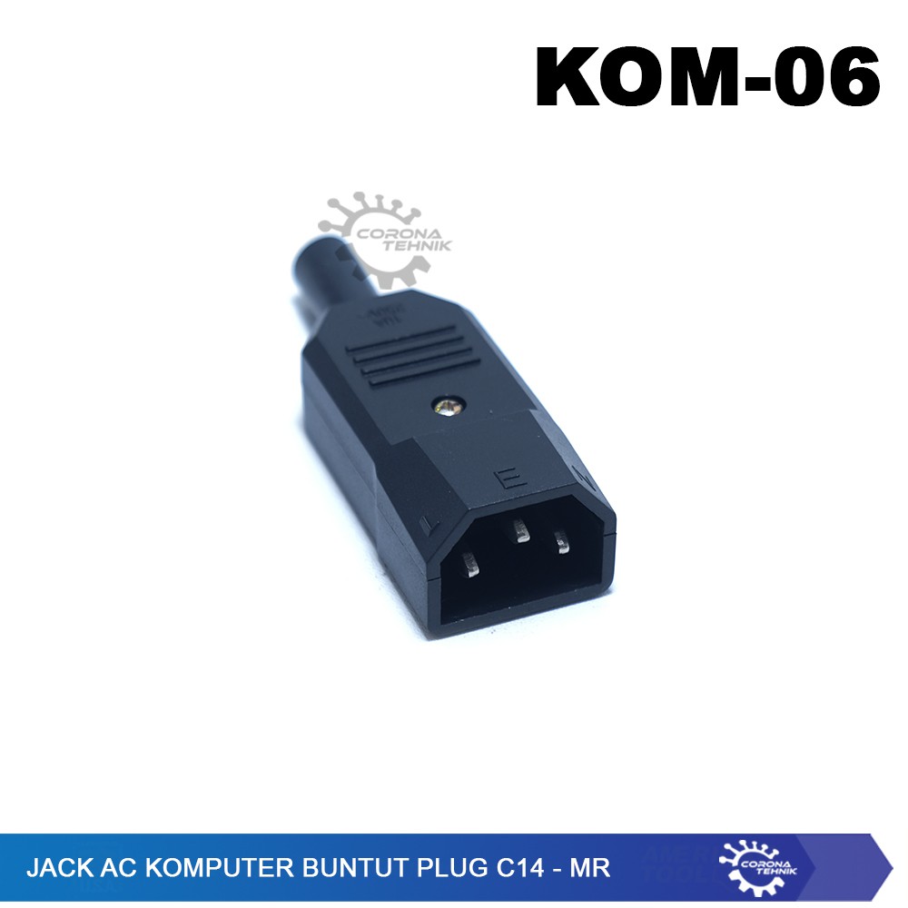 Plug C14 - M - Jack ACR Komputer Buntut