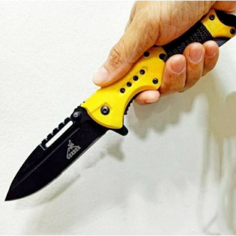 Pisau Lipat Tali Paracord Survival Outdoor Pisau Camping Gunung