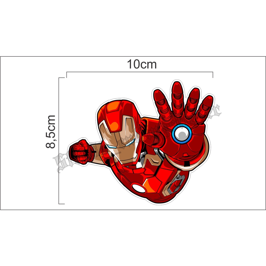 

Stiker printing gambar ironman
