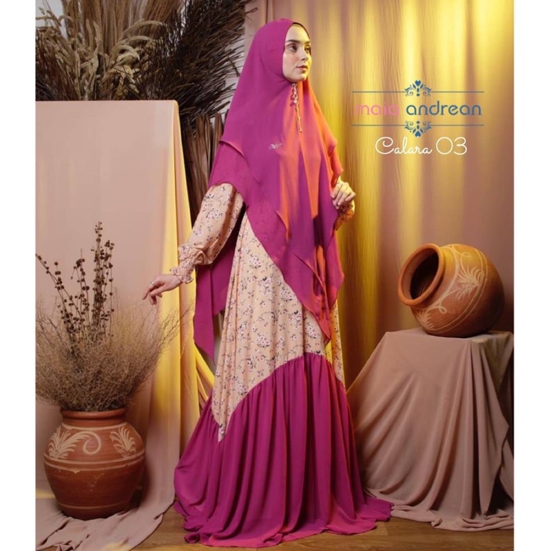 SET GAMIS SYARI BY MECCA SYARI