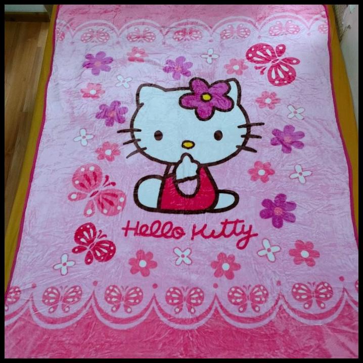 Selimut Handuk Hello Kitty