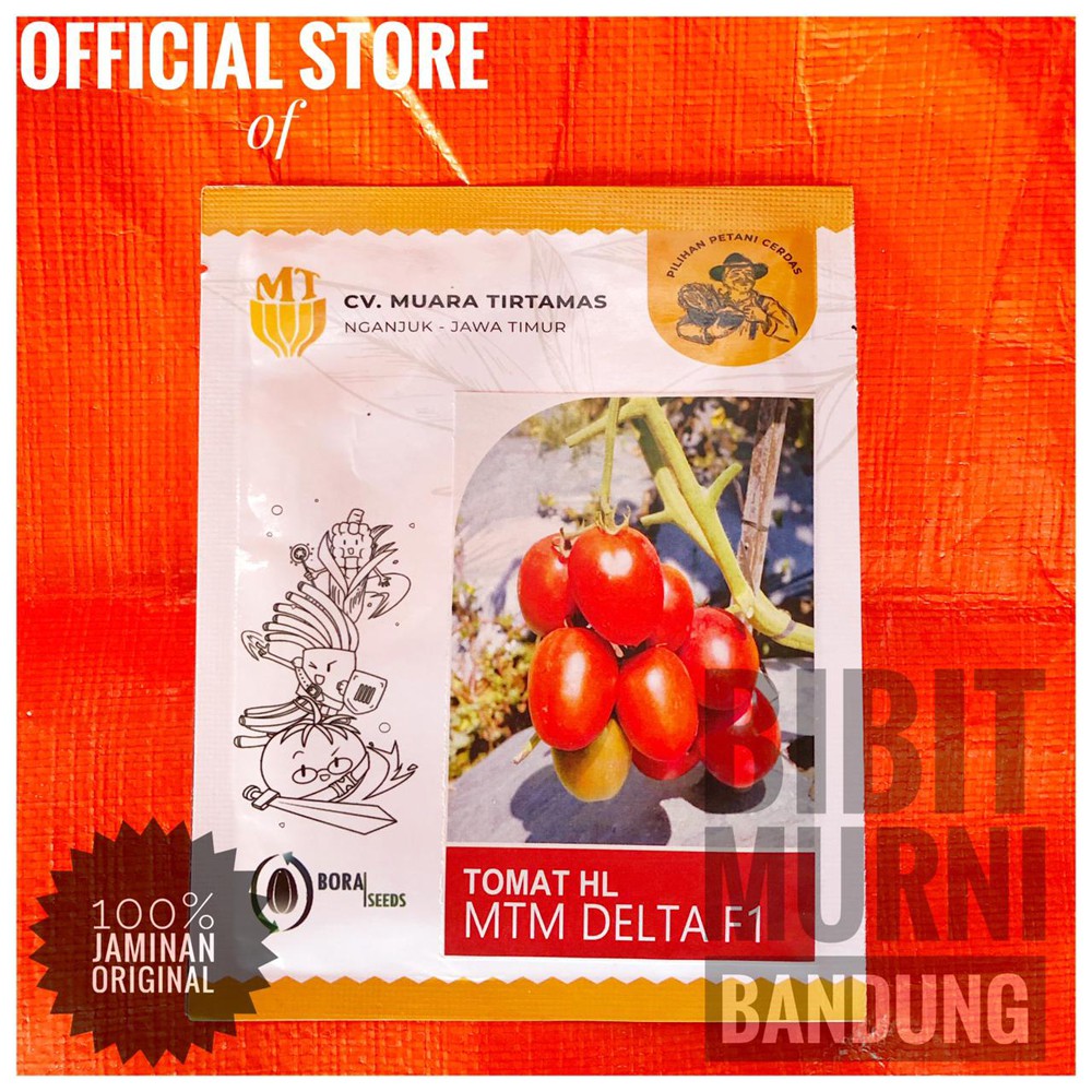 BENIH BIBIT TOMAT HL MTM DELTA F1 10 GRAM ORIGINAL PACK