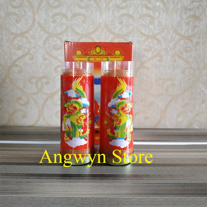 Lilin sembahyang merah 2 kati