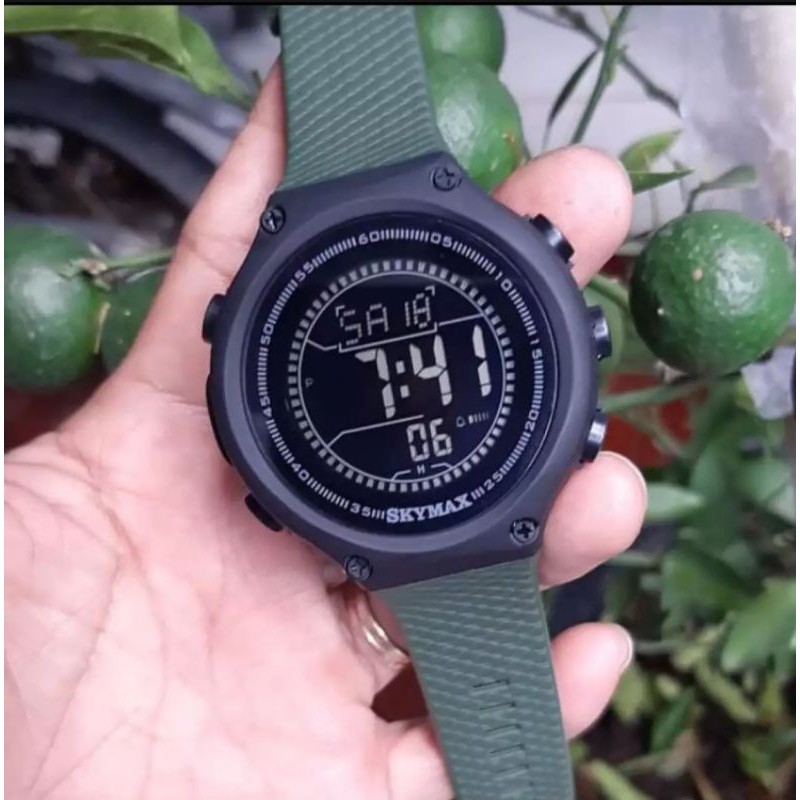 SKYMAX ( waterproof)Original jam sport digital terbaru ANTI AIR/BISA UNTUK RENANG Jam tangan pria terkeren