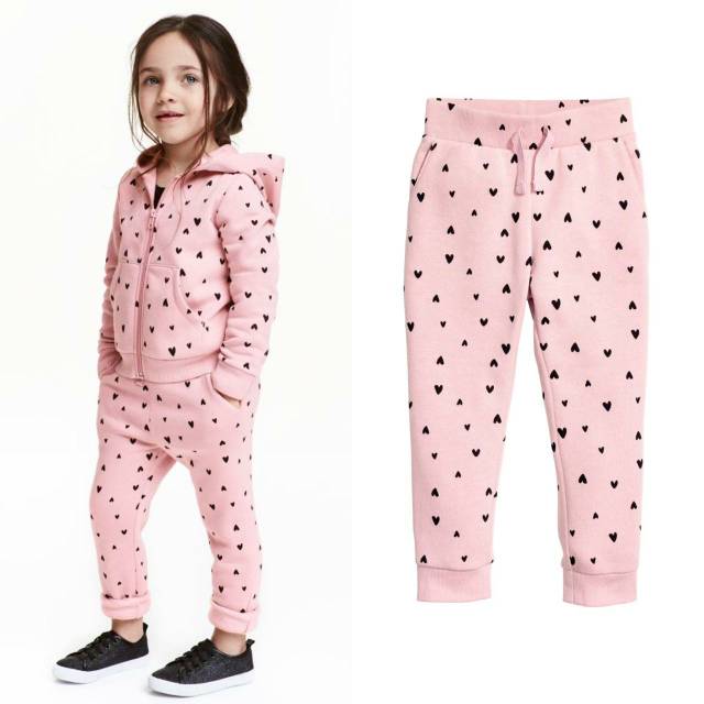  Celana  jogger  anak  perempuan love pink Shopee  Indonesia