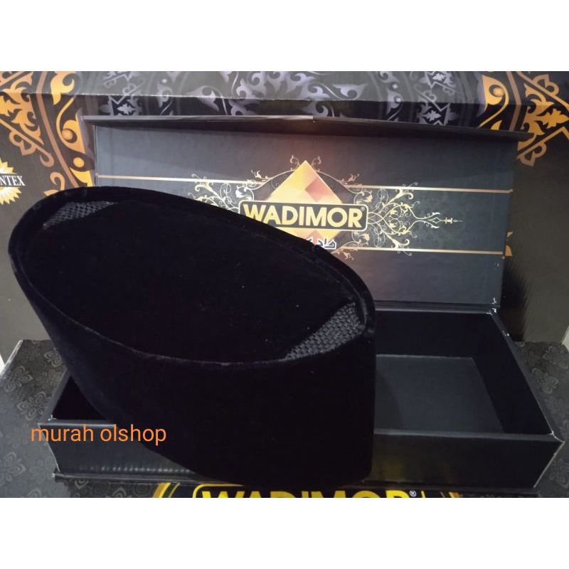 Songkok Peci Wadimor Luxury AC Tanpa Kertas Kopiah Tanpa Kertas Bludru Eagle Super Kopeah Tanpa Kert