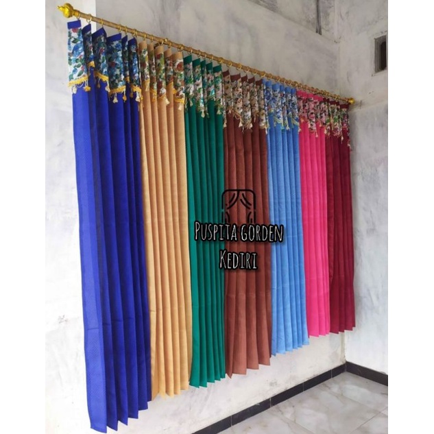 gorden plisket poni ukuran 100cm x 200cm , 150 x 200