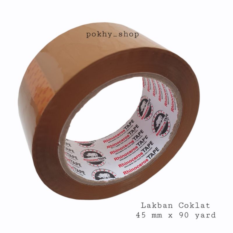 

Lakban Coklat Tape Lakban OPP 2 inci 45 mm x 90 yard