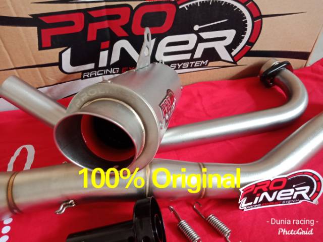 Knalpot Proliner Suzuki GSX 150 TR 1 R short Titan Fullsystem Original Proliner