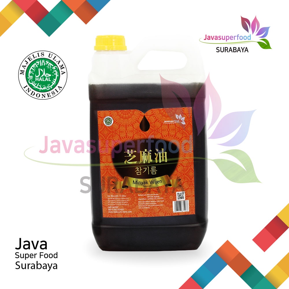 

MINYAK WIJEN JAVA SUPER FOOD 5 LT / SESAME OIL JAPAn