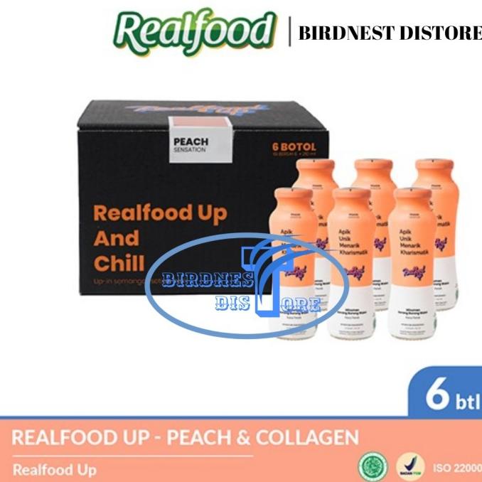 

Realfood Up Peach 6 Botol