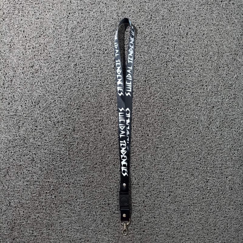 TALI LANYARD SUIDICAL TENDENSES BAND METAL ROCK ID CARD / GANTUNGAN HP