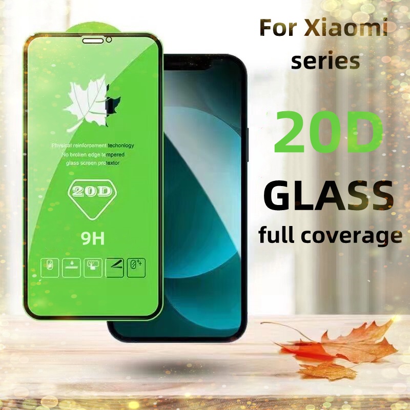 Pelindung Layar Tempered Glass 20D HD Untuk Xiaomi 18 19 10T K40 K50 11 Pro Lite Nova 9SE 8SE POCO F4 X3 X4 Pro X2 M3 M4 Pro 4G 5G