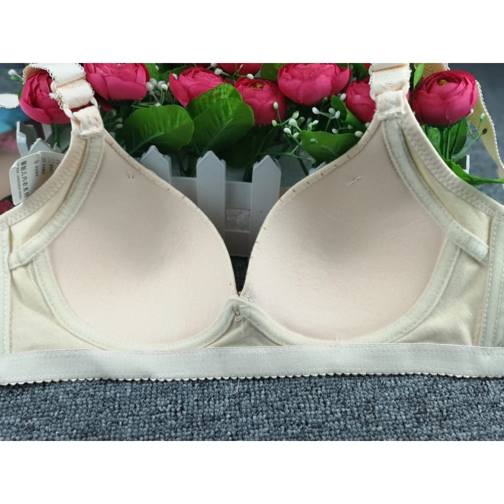 Bra/BH Wanita Import 928 Busa Sedang No Kawat Soft Katun