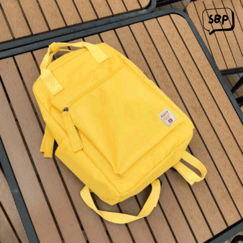 COD  Tas Ransel Sekolah SD SMP SMA Polos Backpack Fashion SBP