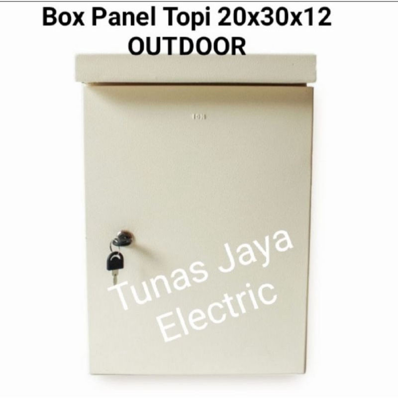 Box Panel Listrik 20x30x12 Model Topi (Kunci Putar)