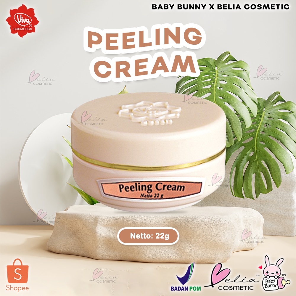 ❤ BELIA ❤ VIVA Peeling Cream 22g | Krim Wajah | Peeling | BPOM