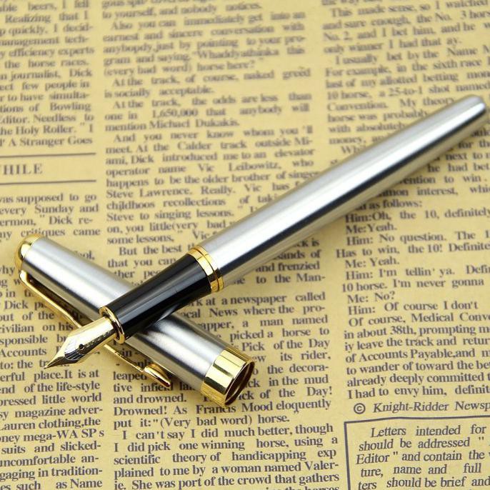 

Promo Hemat Baoer 388 Black Metal Fountain Pen Nib Termurah