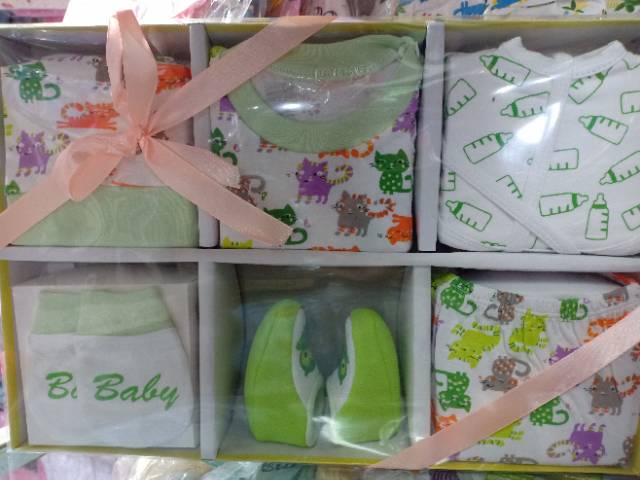 1 box_Baby set lion kuning / paket perlengkapan bayi / kado set /  set baju bayi