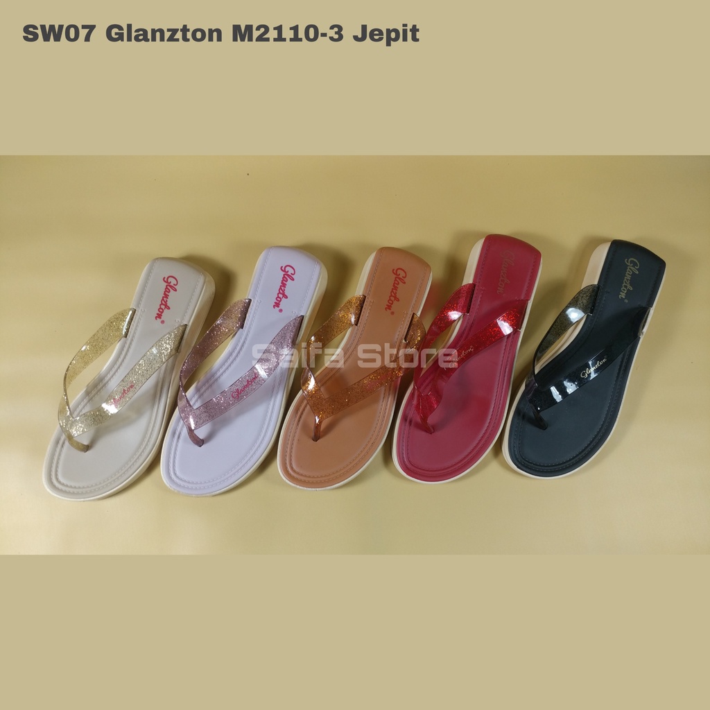 Sandal Wanita Original Glanzton Sandal Wanita Murah Sandal Casual Wanita Original Nyaman dan Empuk Dipakai