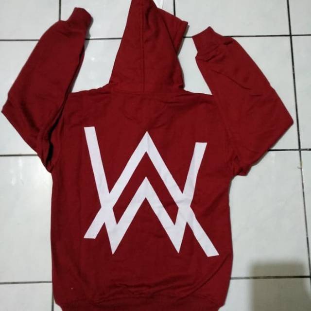 jaket alan walker anak (hitam, navy, merah)