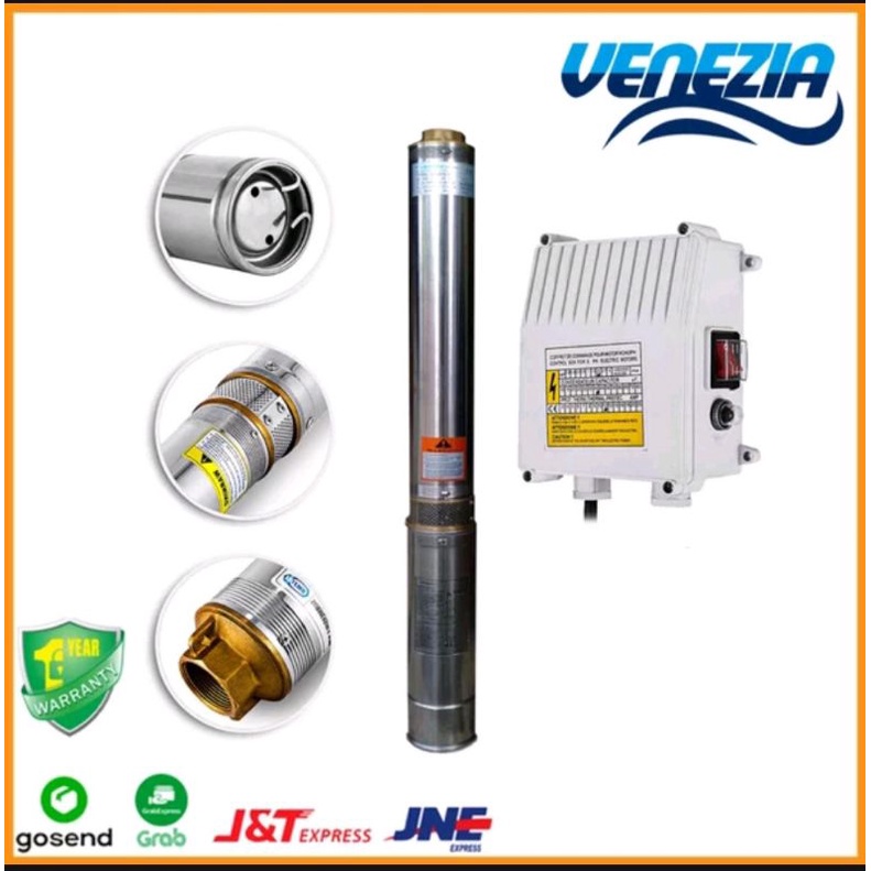 SUBMERSIBLE Venezia 0.5 HP casing 3 INCHI