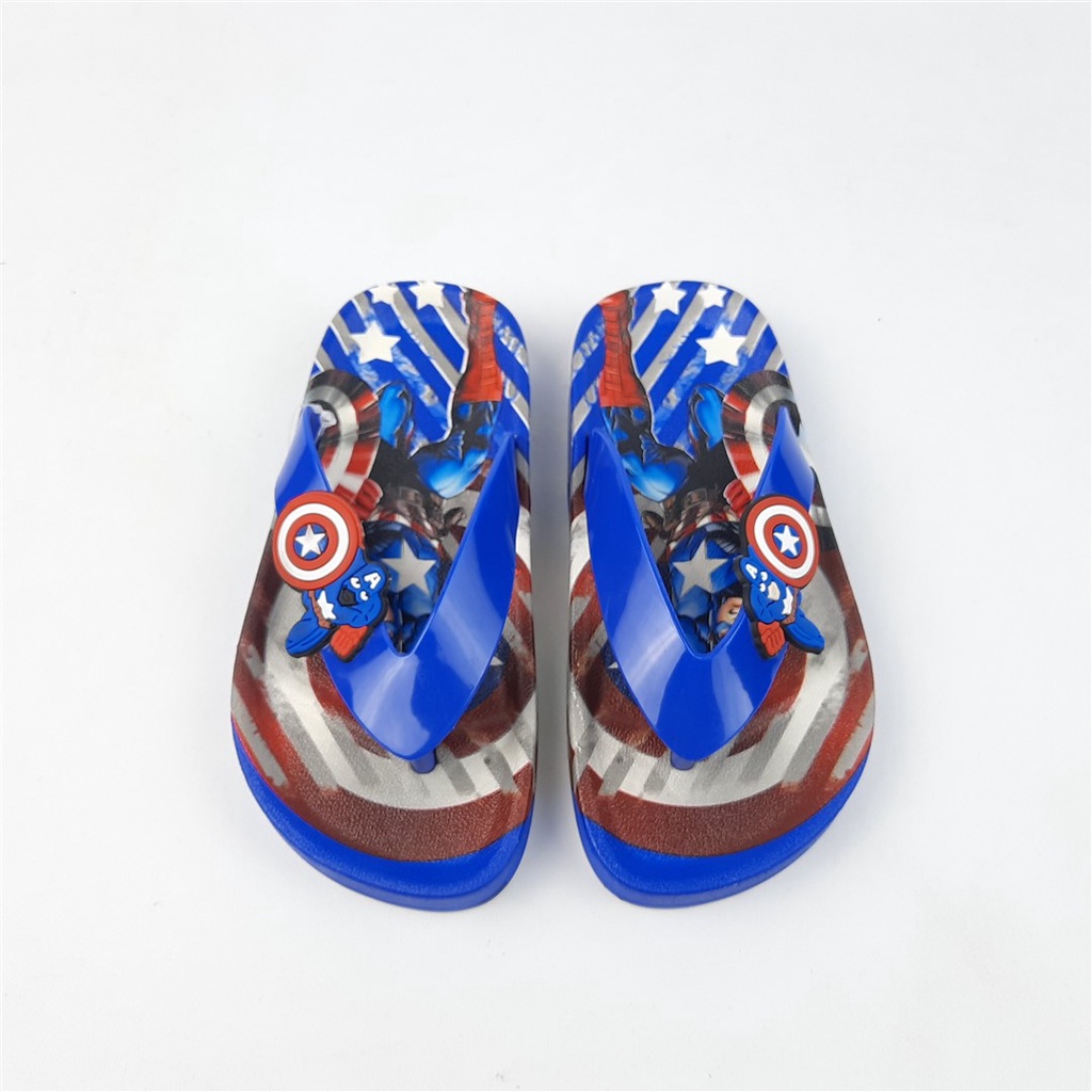 Sandal jepit anak laki Captain America Alea kae Rz.21.004 26-30